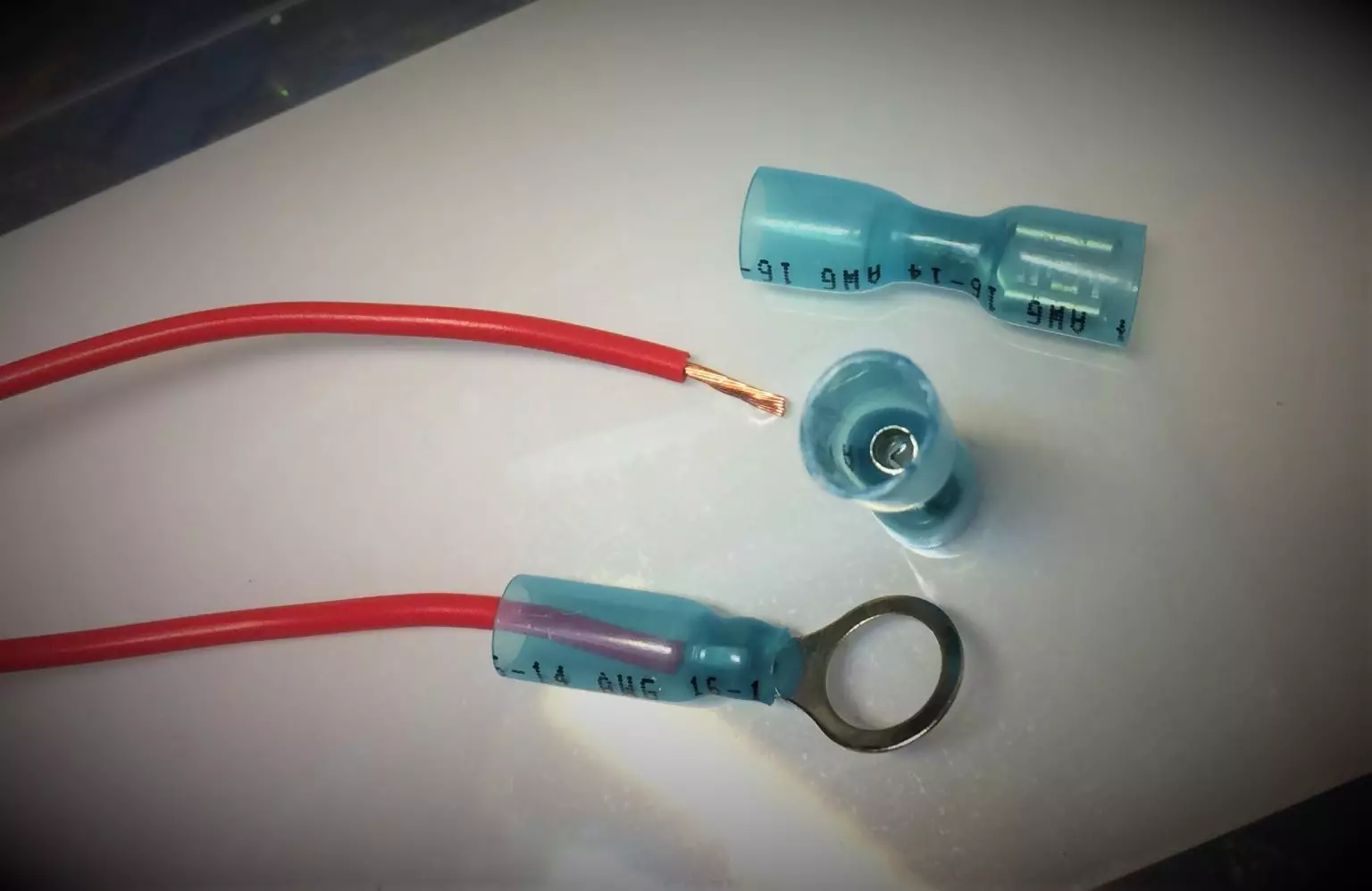 Proper grounding using a ring terminal on a chassis bolt for LED kit