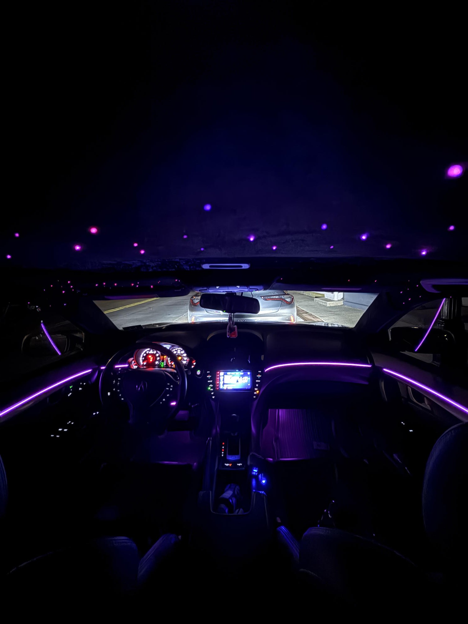 Custom automotive interior lighting