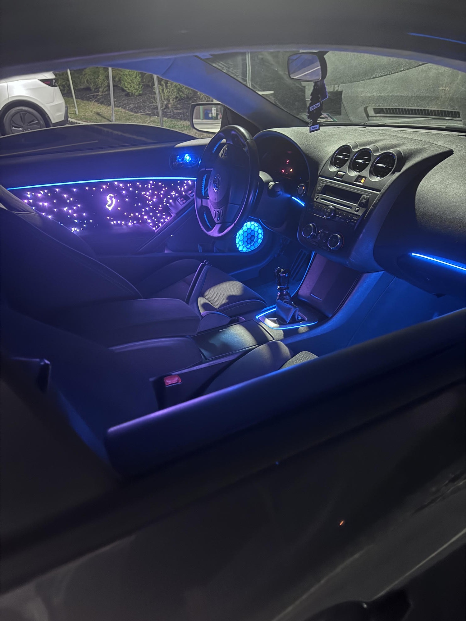 Custom automotive interior lighting