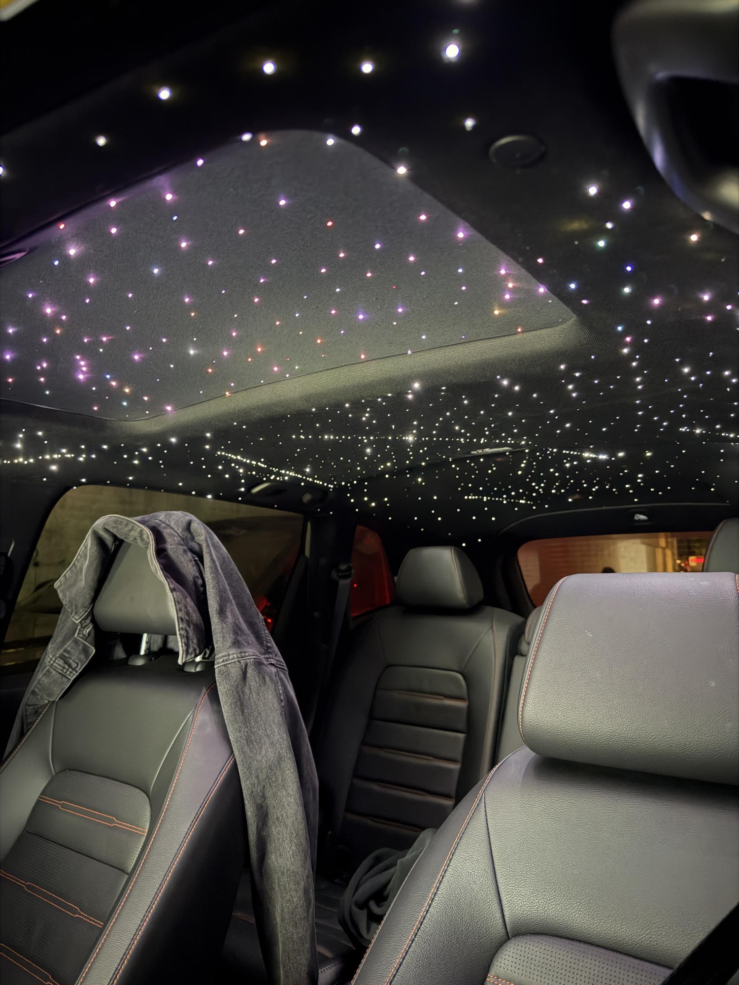 Custom automotive interior lighting