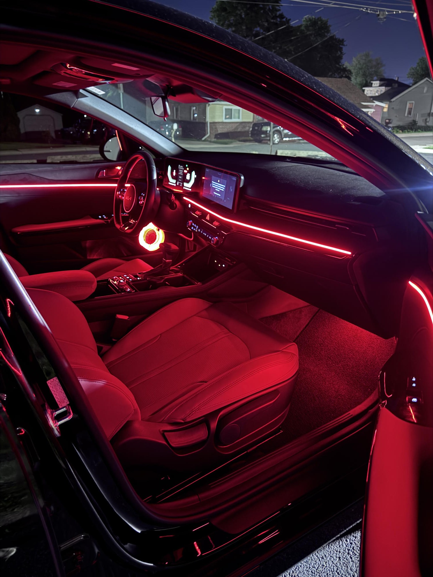 Custom automotive interior lighting