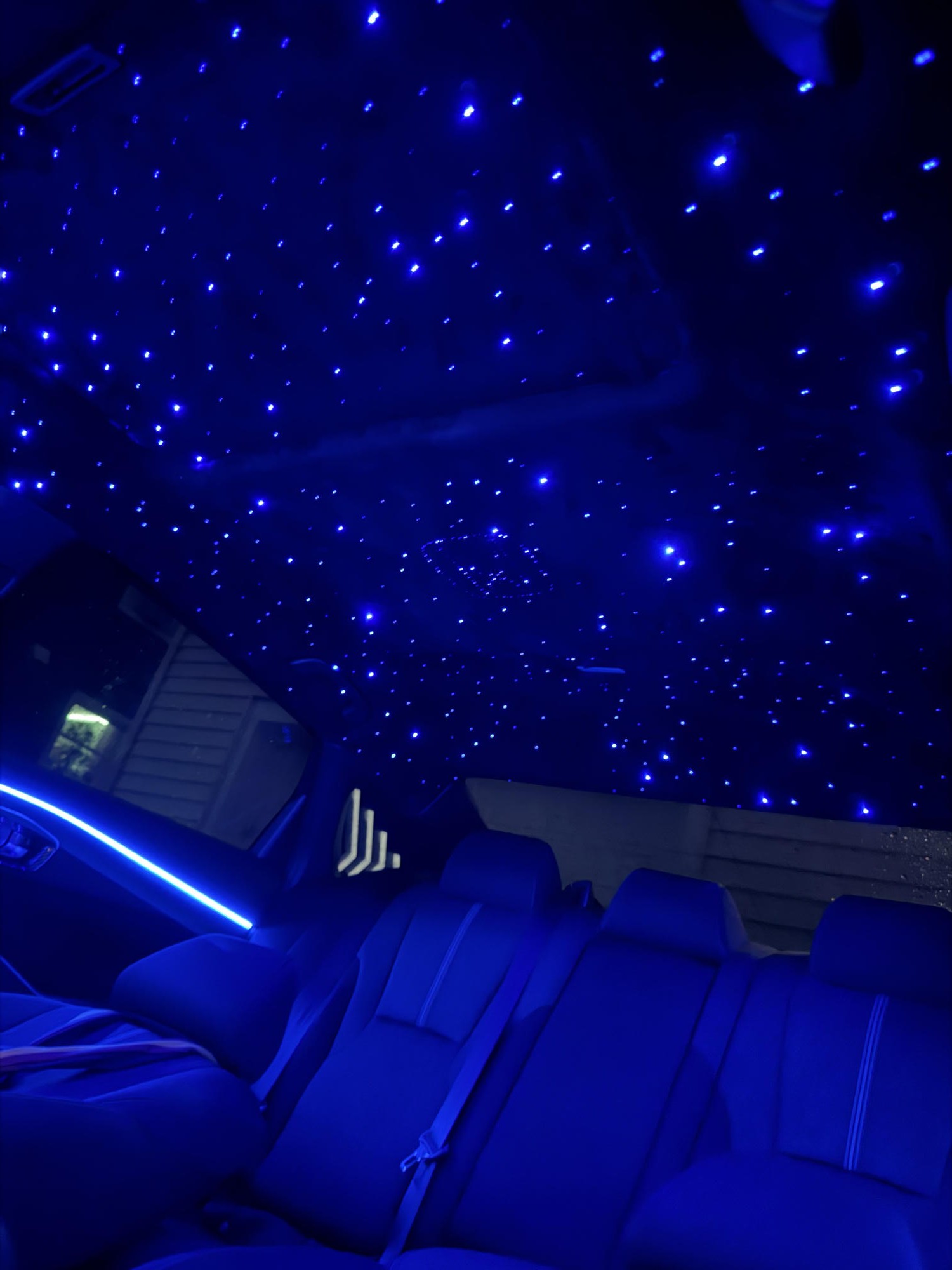 Custom automotive interior lighting