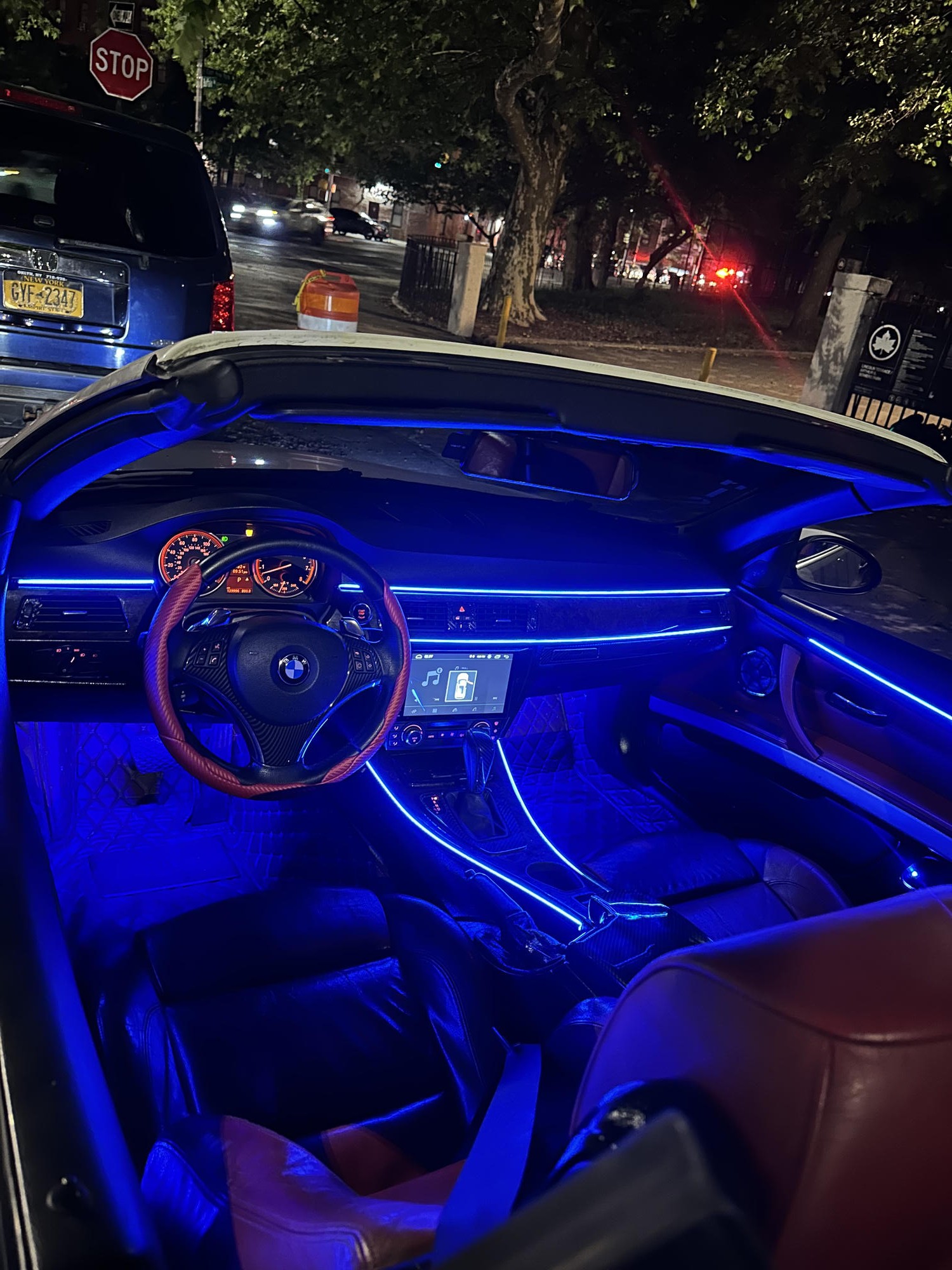 Custom automotive interior lighting