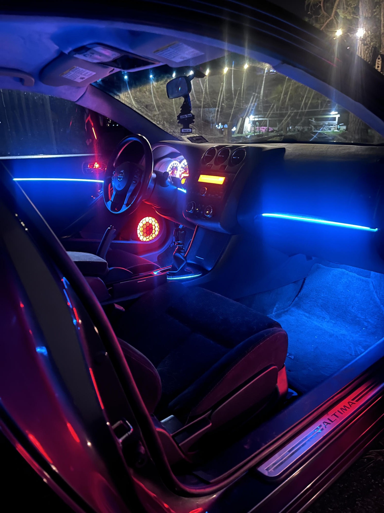 Custom automotive interior lighting