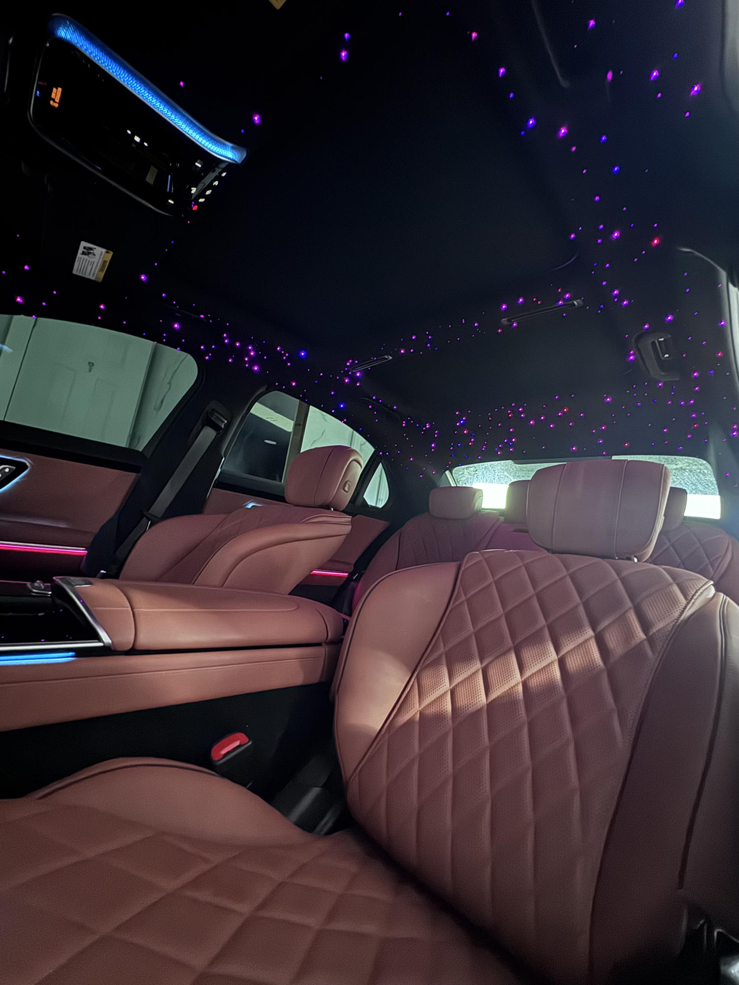 Custom automotive interior lighting